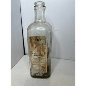 Antique Embalming Fluid Bottle from Eureka Fluid Works San Francisco